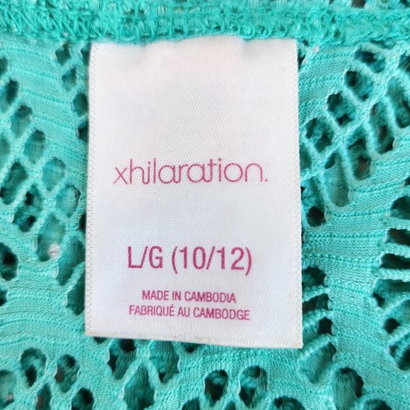 Xhilaration Girls Aqua Swim Cover Up - Picture 4 of 5